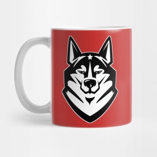 Star dog head Mug